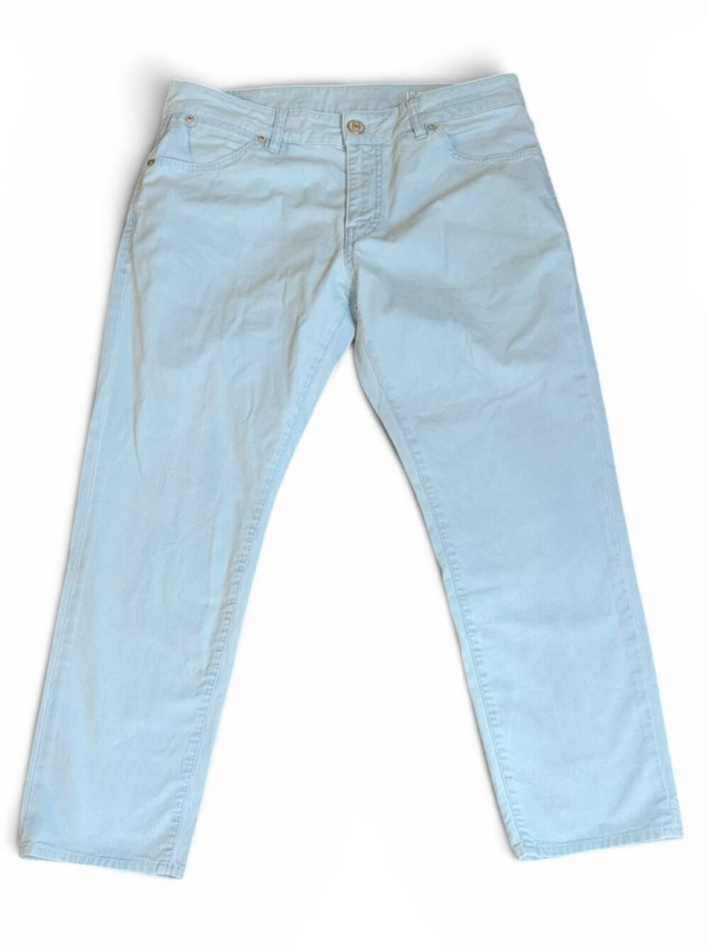 PT Torino Soul Slim Straight Fit Trouser Jeans Stretch 34x28 Blue Italy